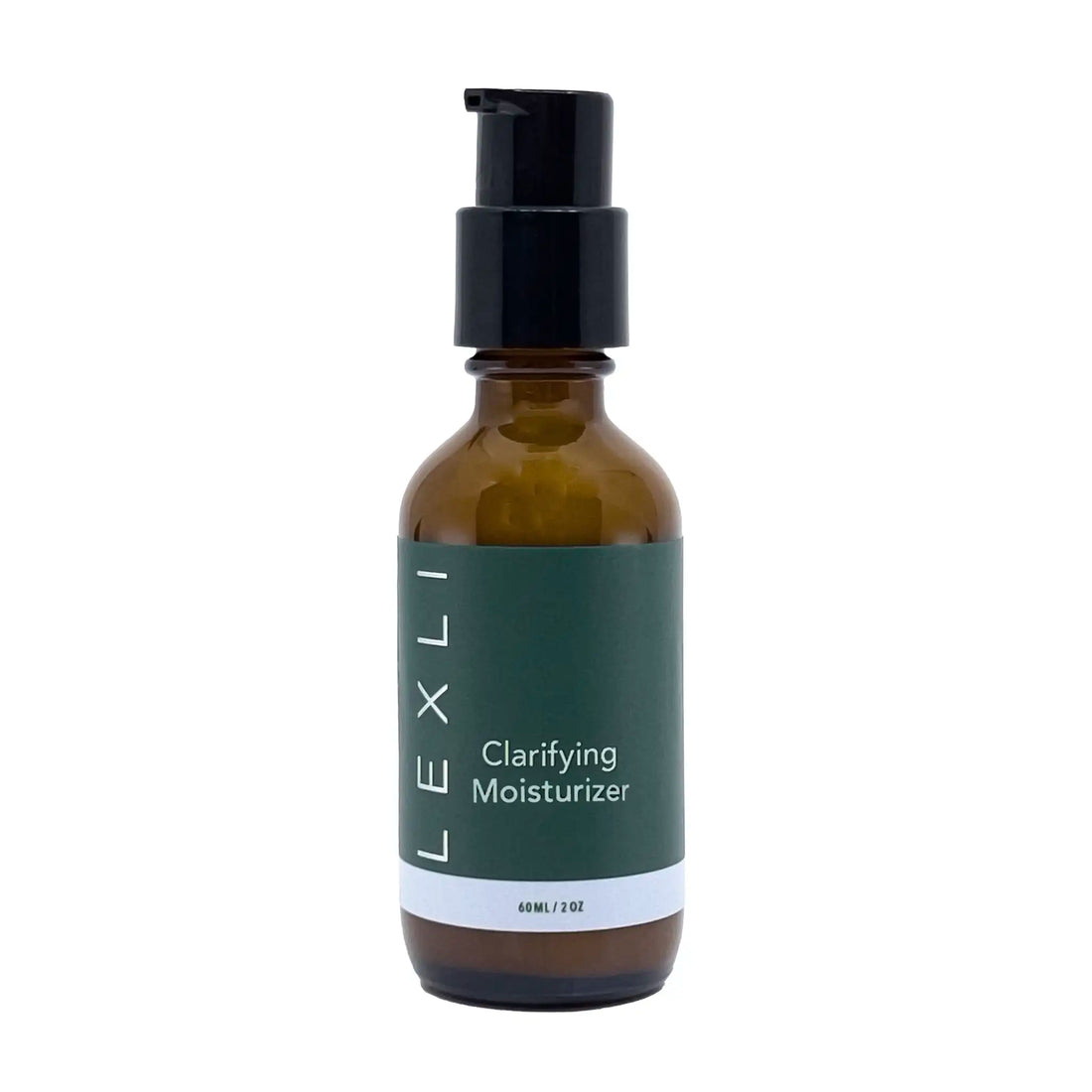 2 oz bottle of Clarifying Moisturizer with green label