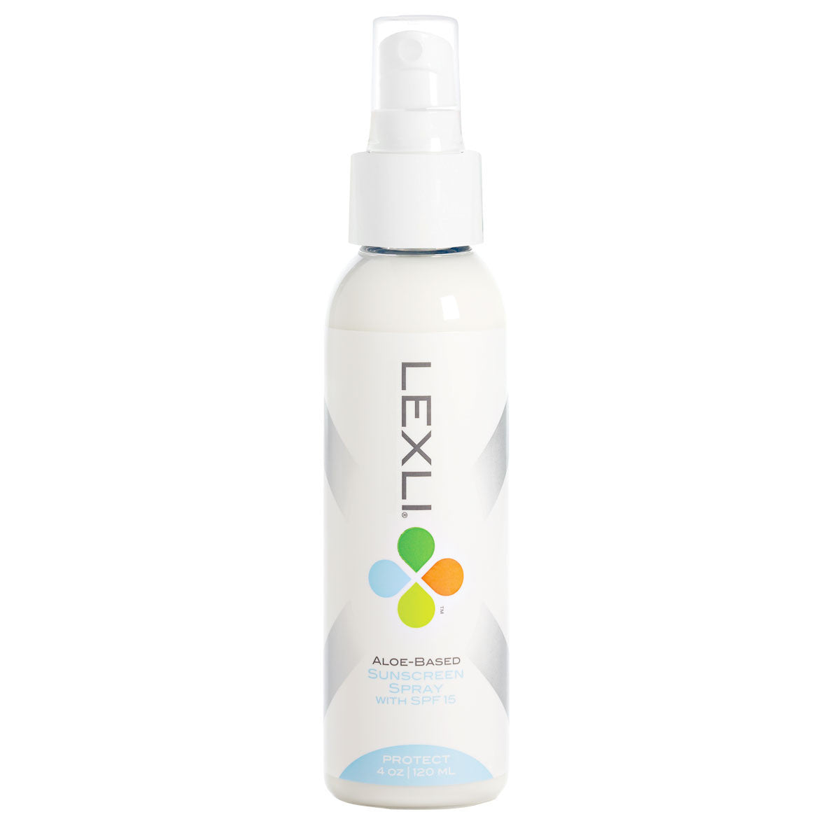 Lexli Sunscreen Spray with SPF 15 4 oz bottle